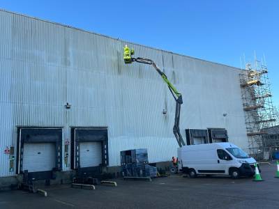 Commercial car park pressure washing