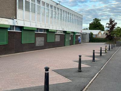 Commercial warehouse floor cleaning