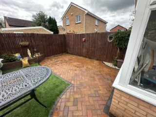 Block paving cleaning and re-sanding