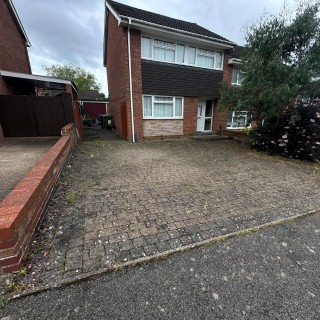Front porch and step pressure washing