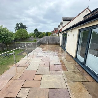 Soft wash roof cleaning project