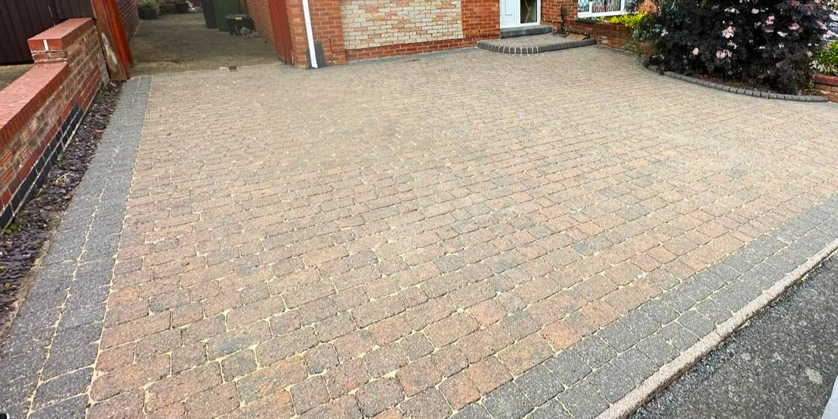 Professional block paving cleaning Corby