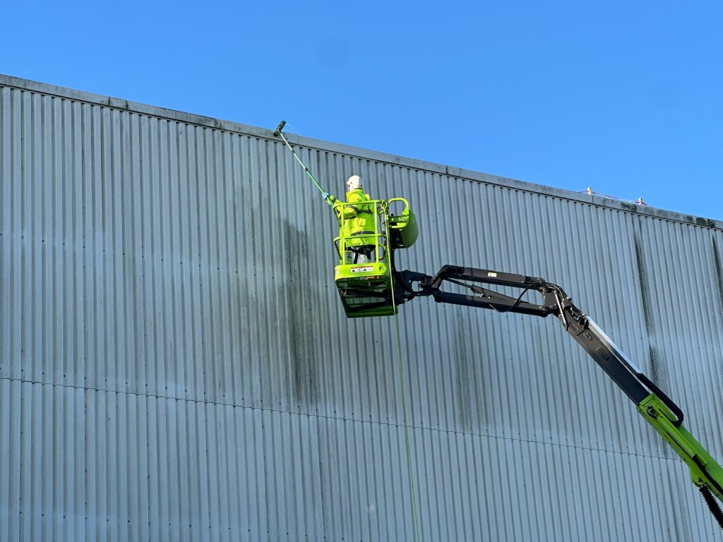 Cladding and building exterior cleaning in Corby